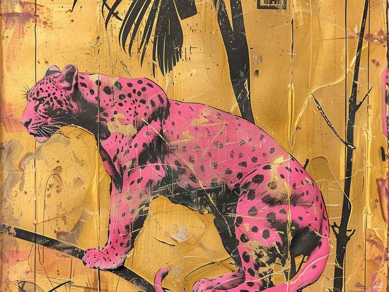 粉红豹图案（粉红豹图案桌帘）