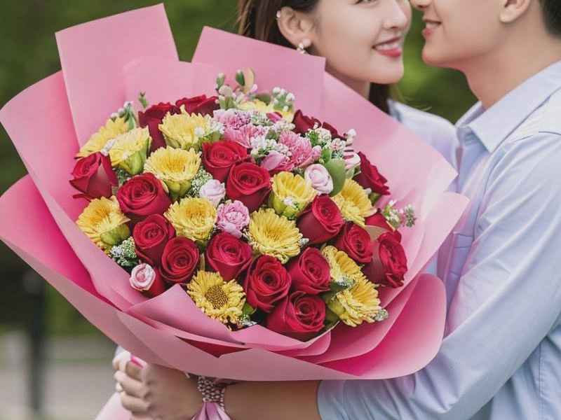 带花微信名女，女士微信网名带花的