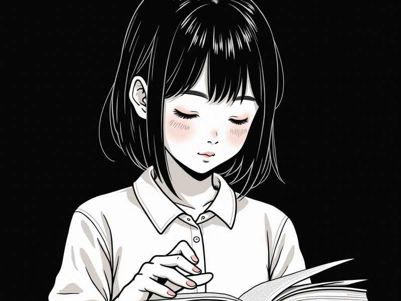 读书女生简约气质头像（读书女生头像卡通）