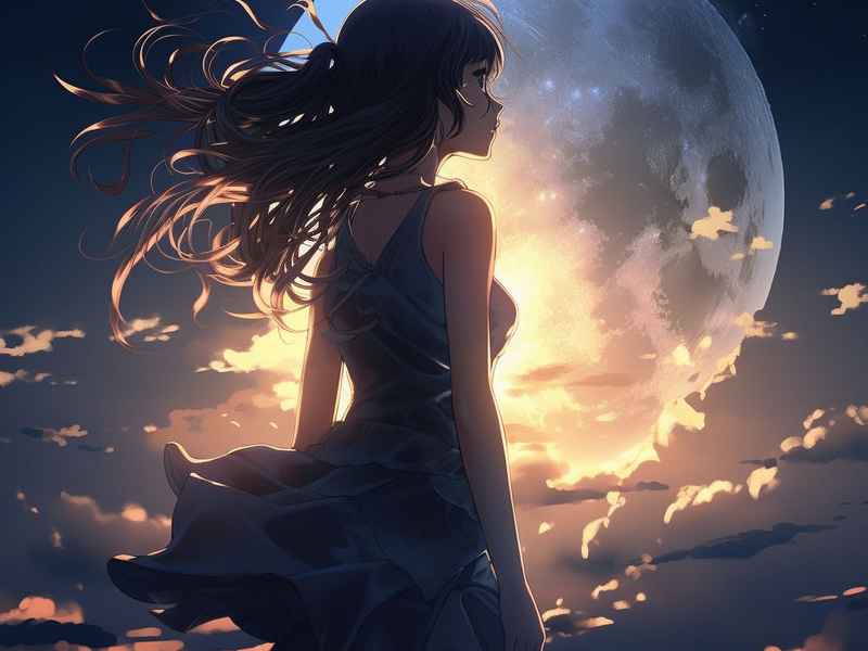 moon网名加符号，女生用moon当网名