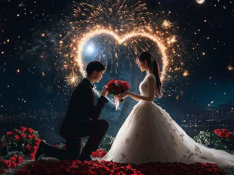 爱心烟花微信、爱心烟花微信头像图片