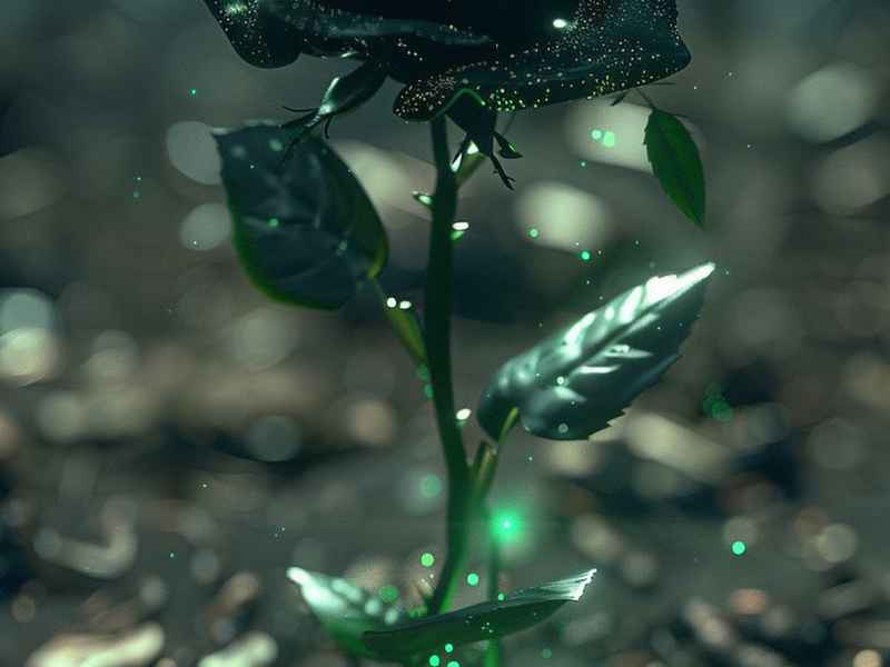 黑玫瑰微信背景图，黑玫瑰微信背景图片