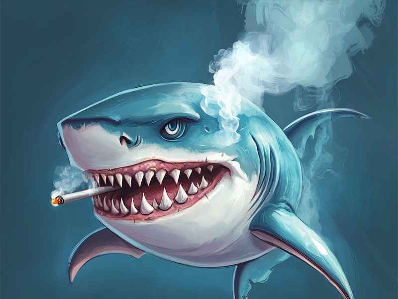鲨鱼的微信头像，鲨鱼的微信头像男