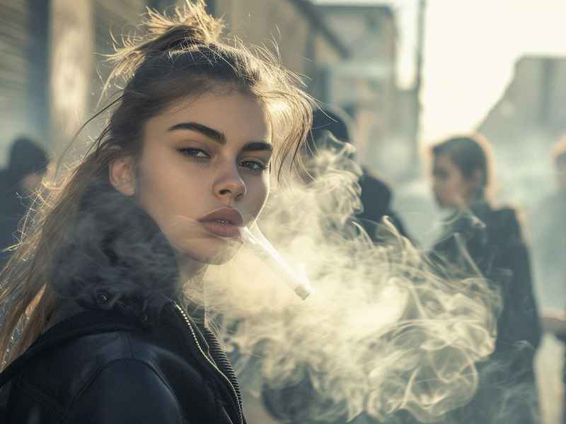 微信网名女生抽烟（微信网名女生抽烟头像）